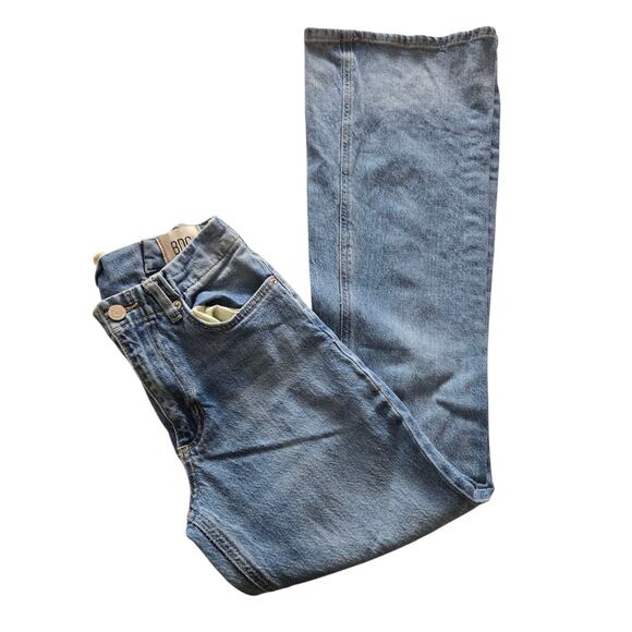 Urban Outfitters BDG Mid Rise Wide Leg Jeans Lace Up Denim Sz 26 X 32 Y2K - Picture 6 of 16